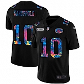 Nike 49ers 10 Jimmy Garoppolo Black Vapor Untouchable Fashion Limited Jersey yhua,baseball caps,new era cap wholesale,wholesale hats